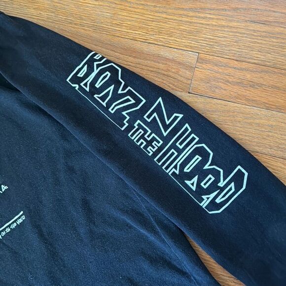 2019 BOYZ N THE HOOD Tee Shirt, Size L Long Sleeve Ice Cube - Picture 5 of 8